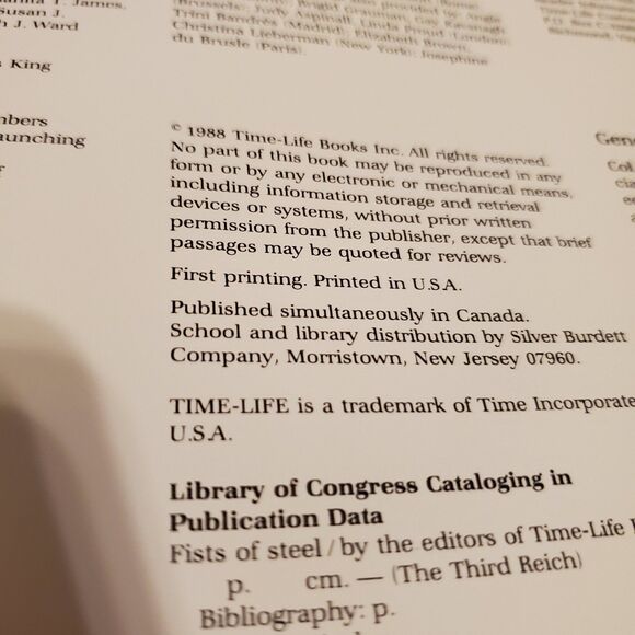 Time-Life Fists of Steel hardcover Book first printing. - Picture 7 of 7